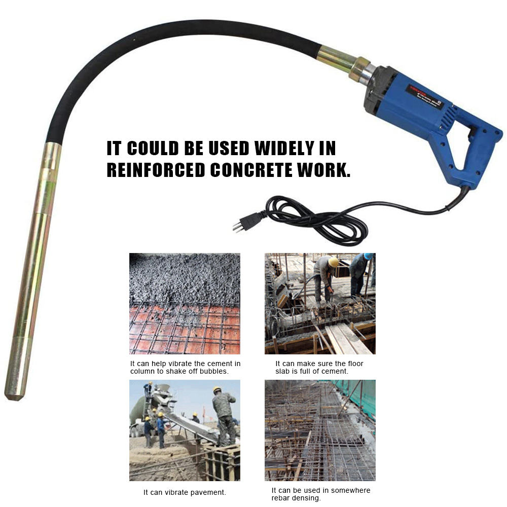 Concrete Screed Vibrator - Electric Handhled Concrete Vibrator Tool Cement