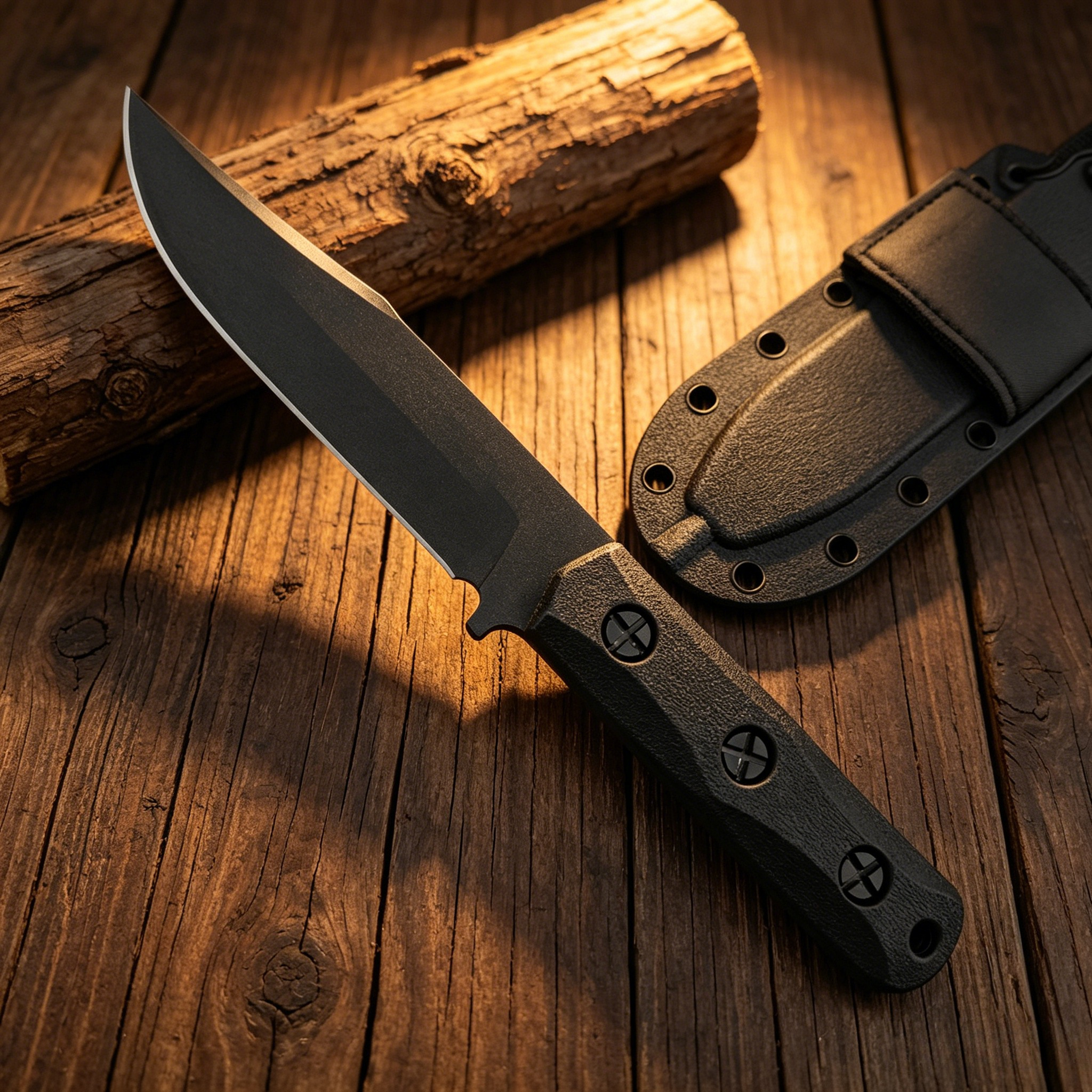 Heavy Equipment Blade - KB EK50 Heavy-Duty Fixed Knife 8Cr13MoV