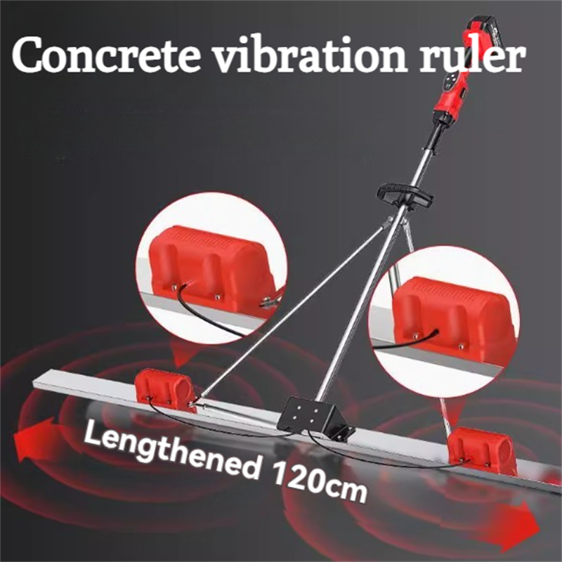 Concrete Screed Vibrator - 120cm Electric Concrete Polisher Level Floor