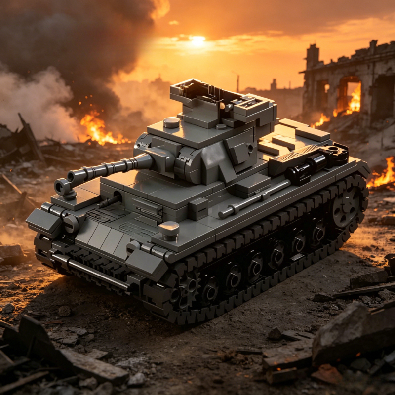 Heavy Equipment Lego - MOC WW2 F-type Heavy Tank War