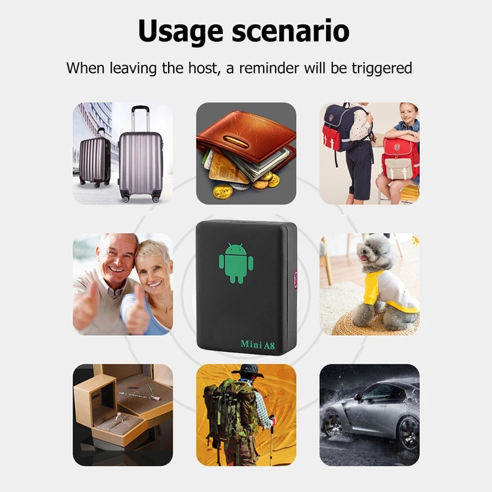 A8 Mini GPS Tracker Car Real T - Heavy Equipment Gps Tracker reseña y precio