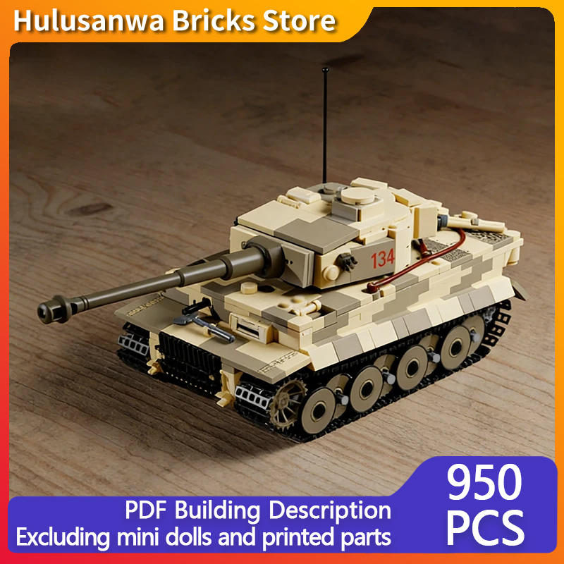 Heavy Military Tank Model MOC  - Heavy Equipment Lego reseña y precio