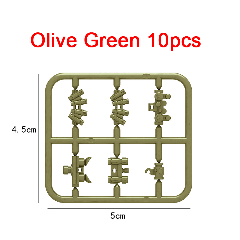 10pcs/lot Military Assembly Bu - Heavy Equipment Lego reseña y precio