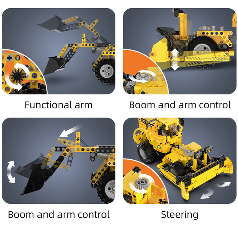 Cada 693Pcs City WheelLoader C - Heavy Equipment Lego reseña y precio