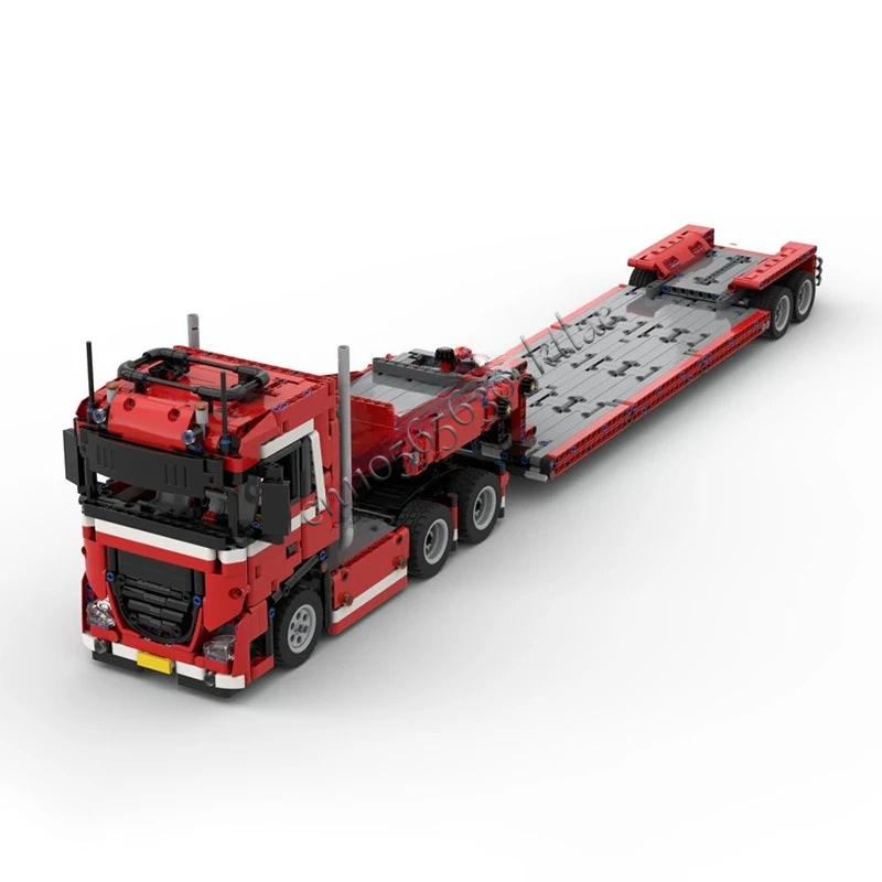 732 PCS MOC Transporter Goosen - Heavy Equipment Lego reseña y precio