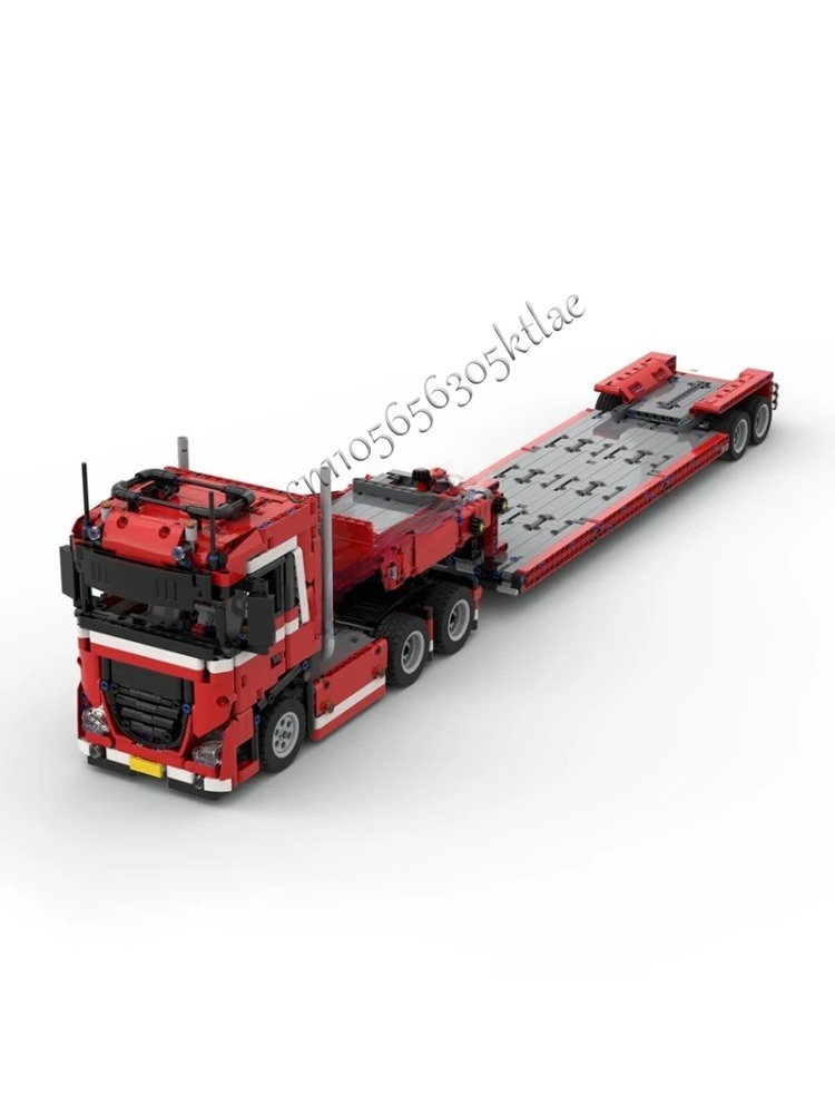 732 PCS MOC Transporter Goosen - Heavy Equipment Lego reseña y precio