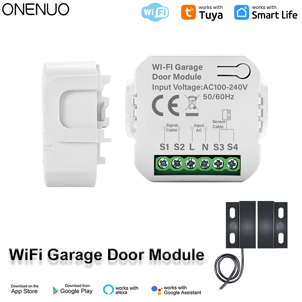 Smart Tuya WiFi Garage Door Sw - Heavy Equipment Garage reseña y precio