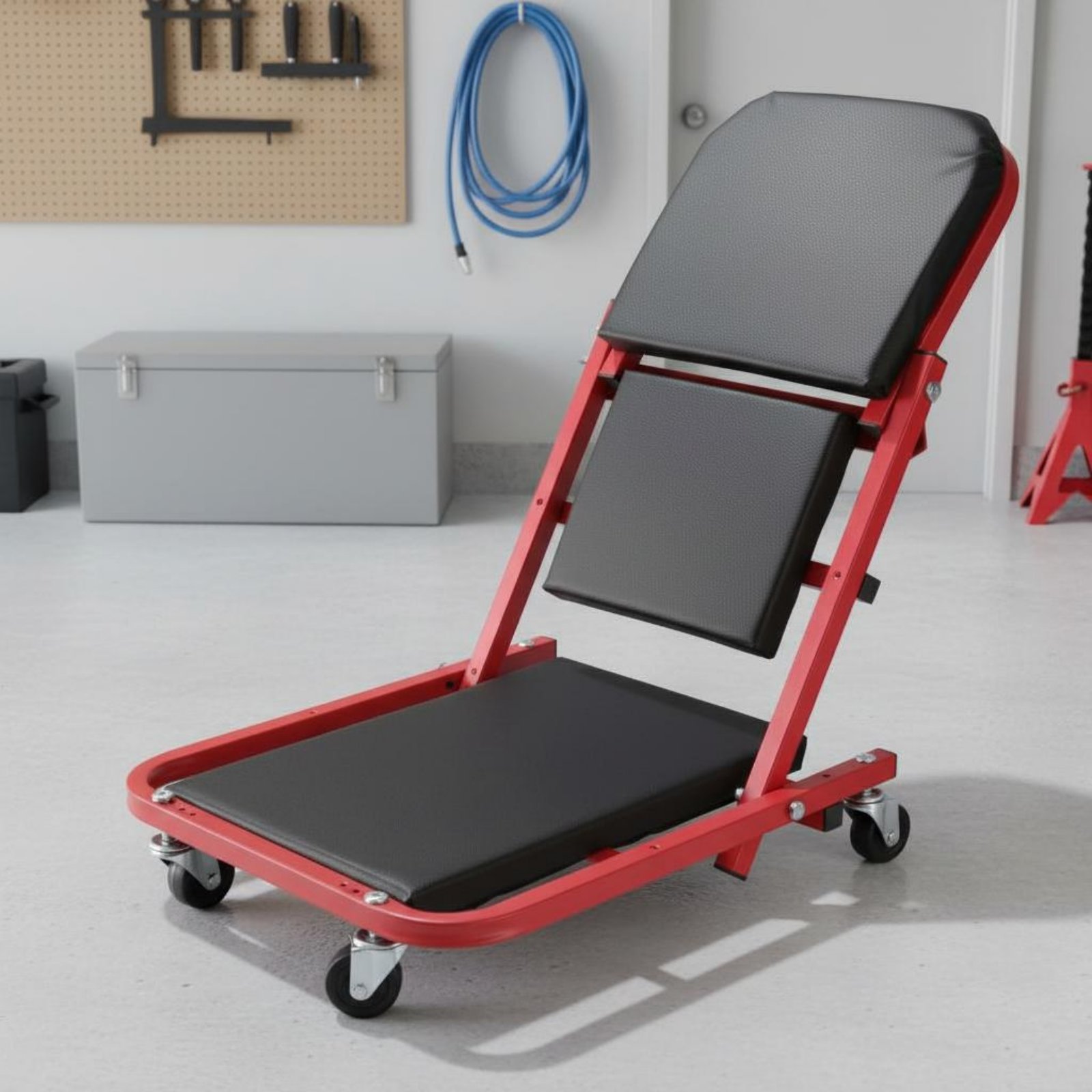Folding Creeper Seat Foldable  - Heavy Equipment Garage reseña y precio