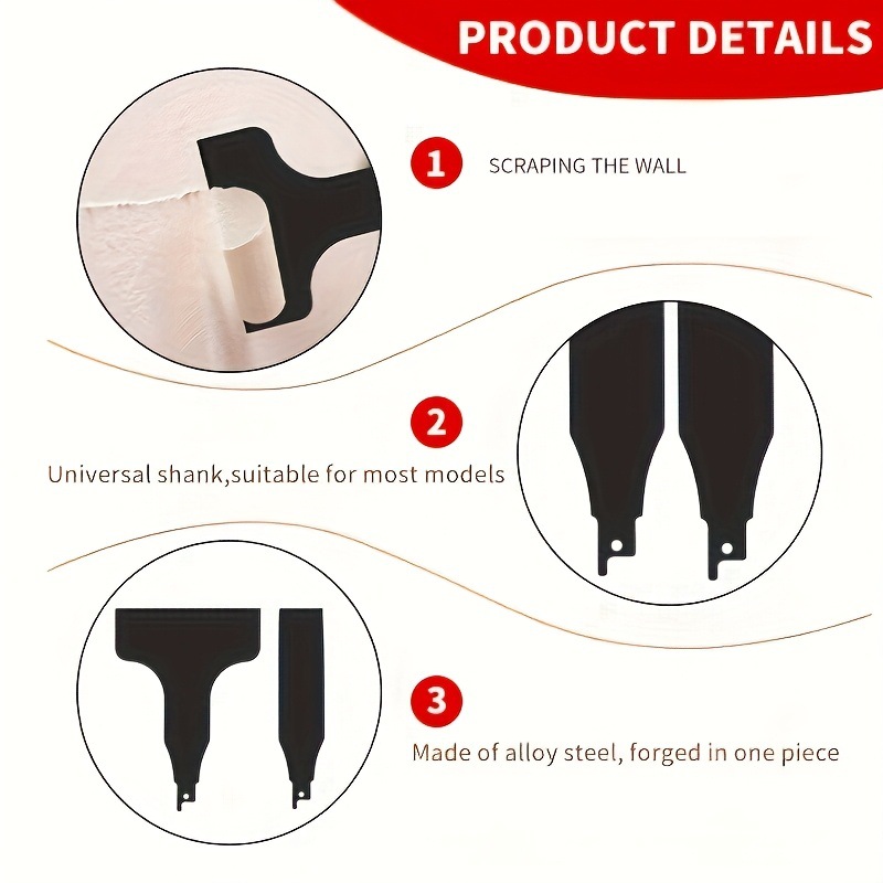 4-Piece Heavy-Duty Scraper and - Heavy Equipment Blade reseña y precio