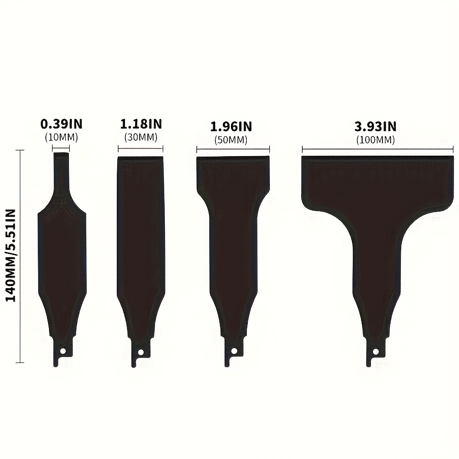 4-Piece Heavy-Duty Scraper and - Heavy Equipment Blade reseña y precio
