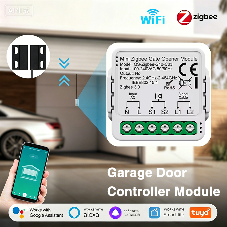 Tuya Smart WiFi or Zigbee Gara - Heavy Equipment Garage reseña y precio