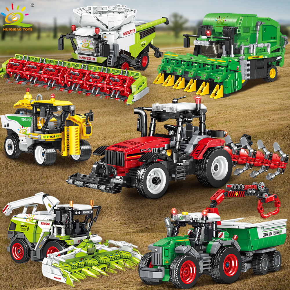 HUIQIBAO Farmer Truck model Bu - Heavy Equipment Lego reseña y precio