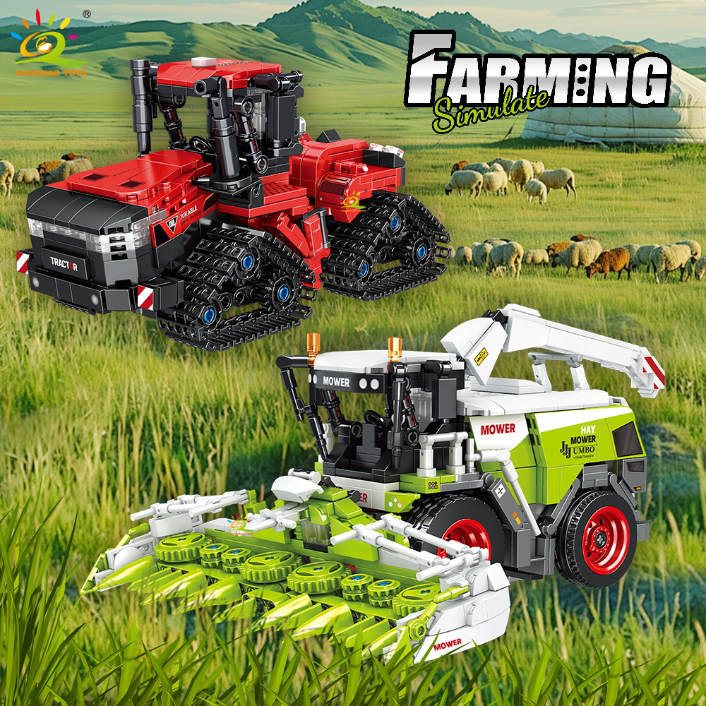 HUIQIBAO Farmer Truck model Bu - Heavy Equipment Lego reseña y precio