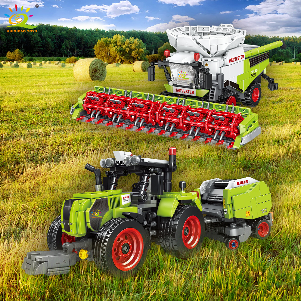 HUIQIBAO Farmer Truck model Bu - Heavy Equipment Lego reseña y precio