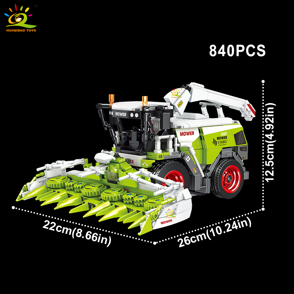 HUIQIBAO Farmer Truck model Bu - Heavy Equipment Lego reseña y precio