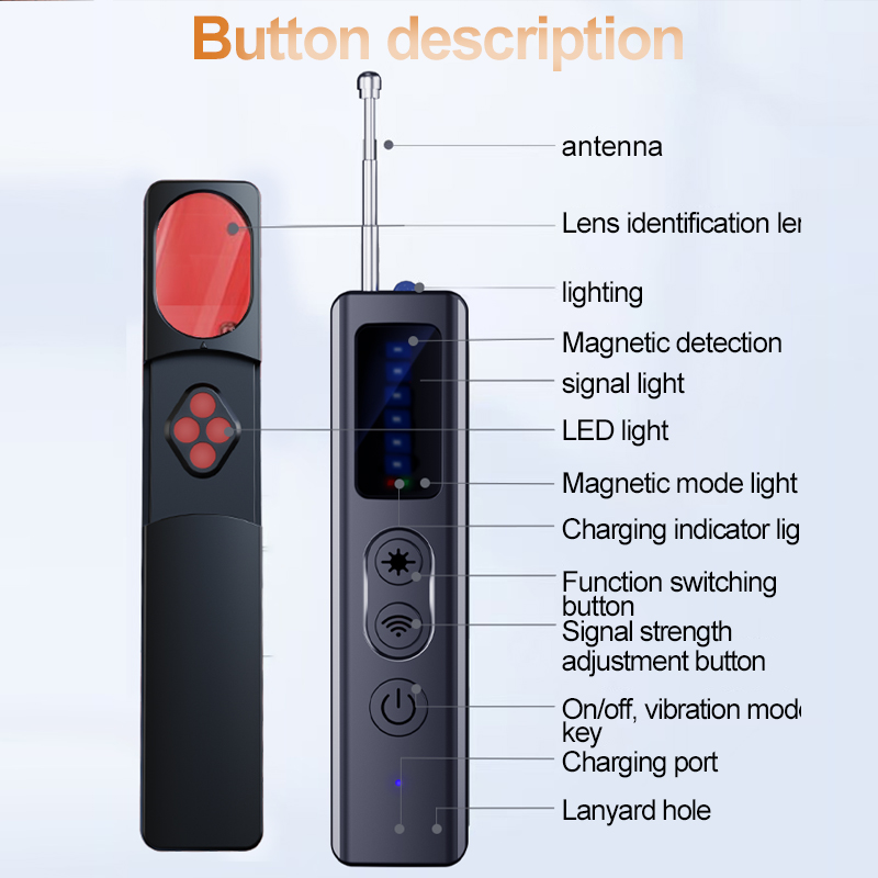 Hidden Camera Detector Anti-Sp - Heavy Equipment Gps Tracker reseña y precio