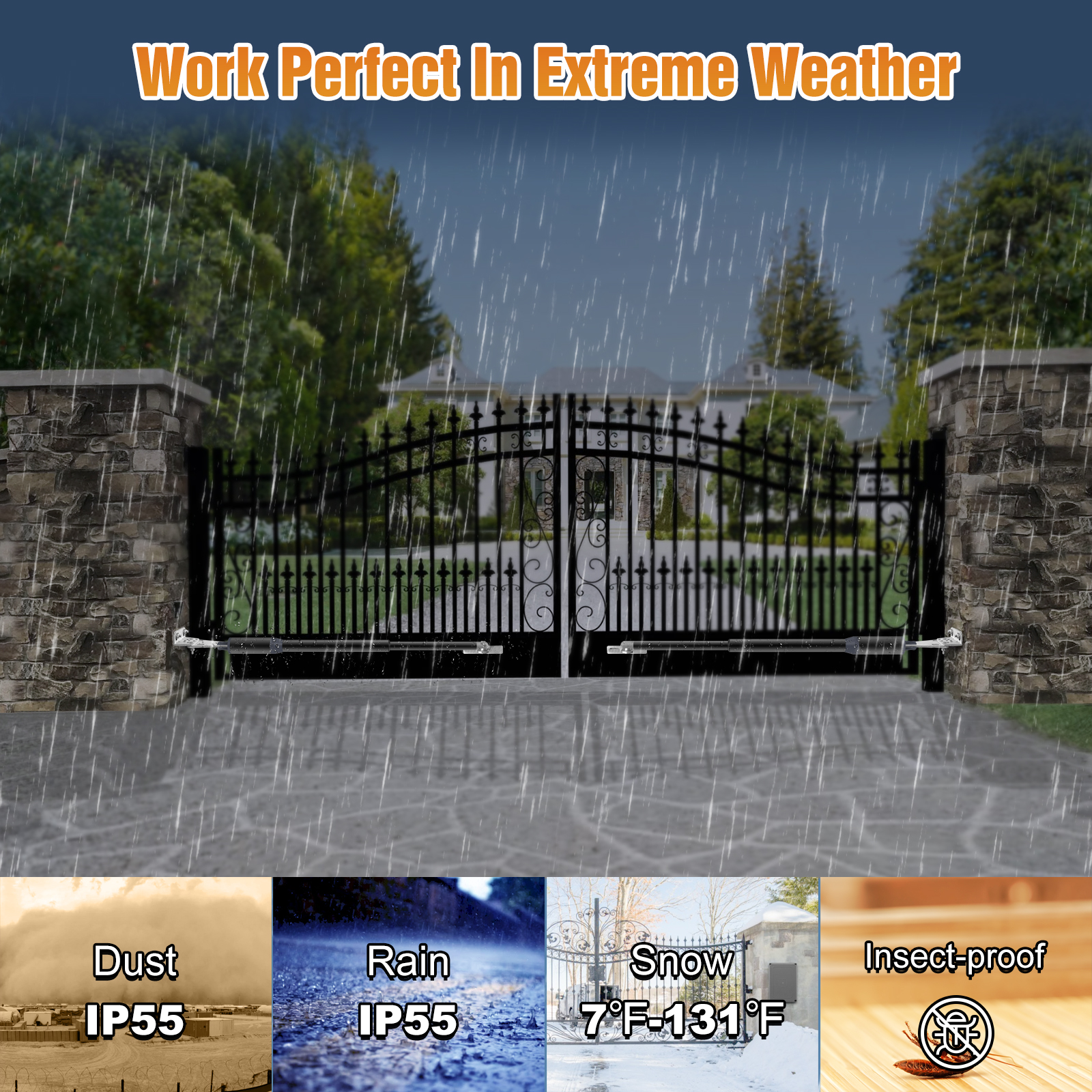 Electric Swing Gate Opener Arm - Heavy Equipment Garage reseña y precio
