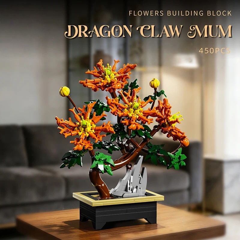 Creative Hibiscus Plum Blossom - Heavy Equipment Lego reseña y precio