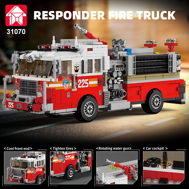 Le Yi 31070 American-style fir - Heavy Equipment Lego reseña y precio