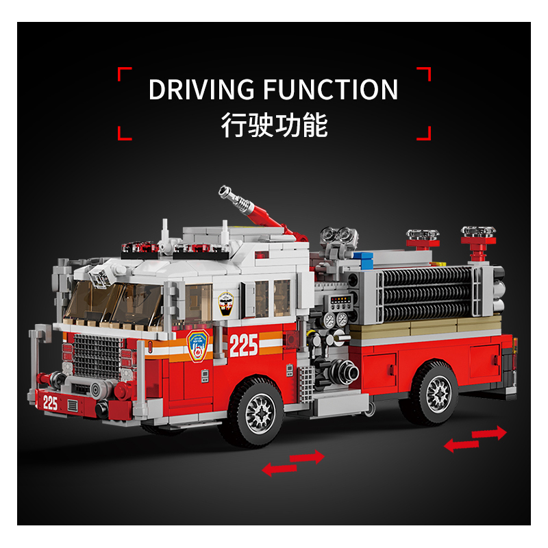 Le Yi 31070 American-style fir - Heavy Equipment Lego reseña y precio