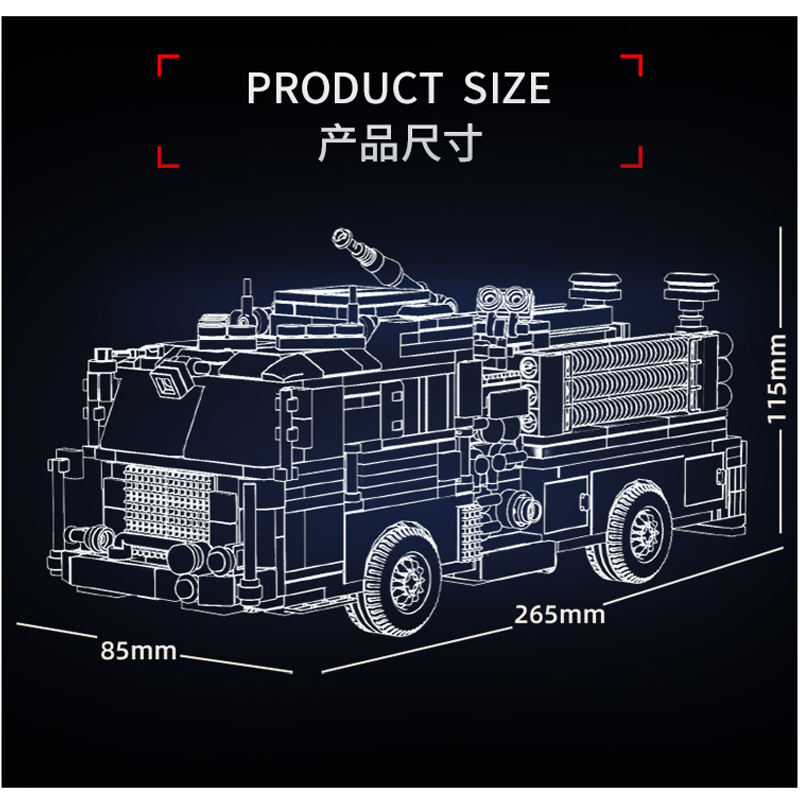 Le Yi 31070 American-style fir - Heavy Equipment Lego reseña y precio