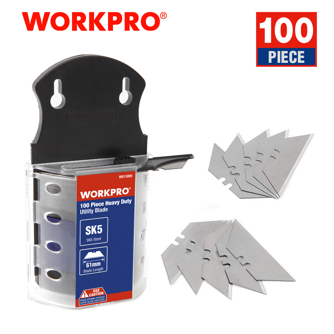 WORKPRO-SK5 Utility Knife Blad - Heavy Equipment Blade reseña y precio