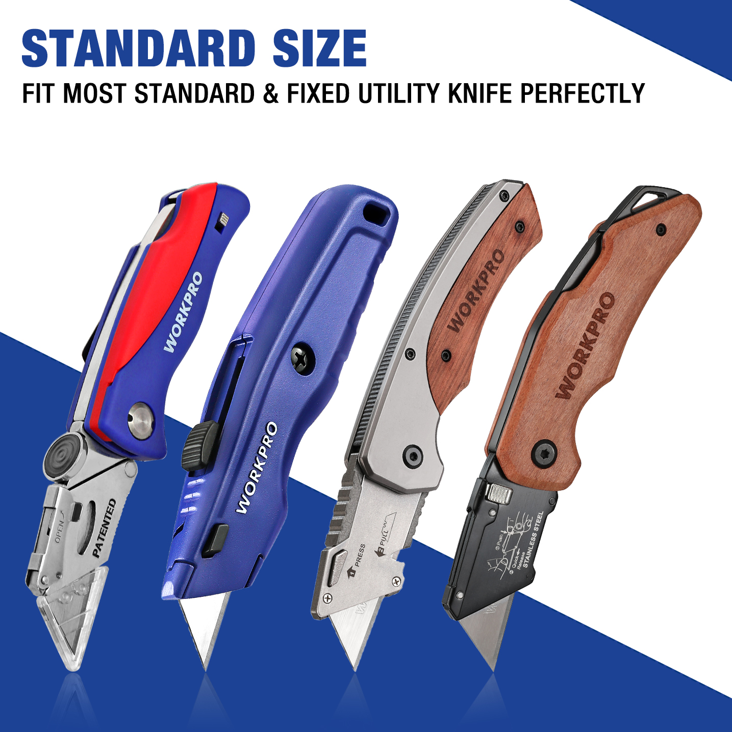 WORKPRO-SK5 Utility Knife Blad - Heavy Equipment Blade reseña y precio