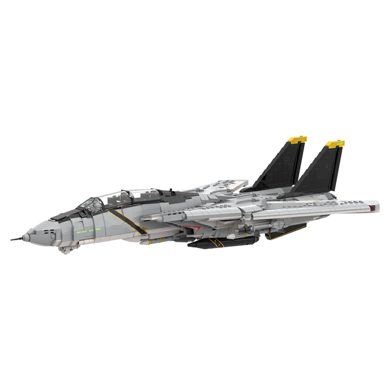 F-14A Heavy Fighter Jets Model - Heavy Equipment Lego reseña y precio