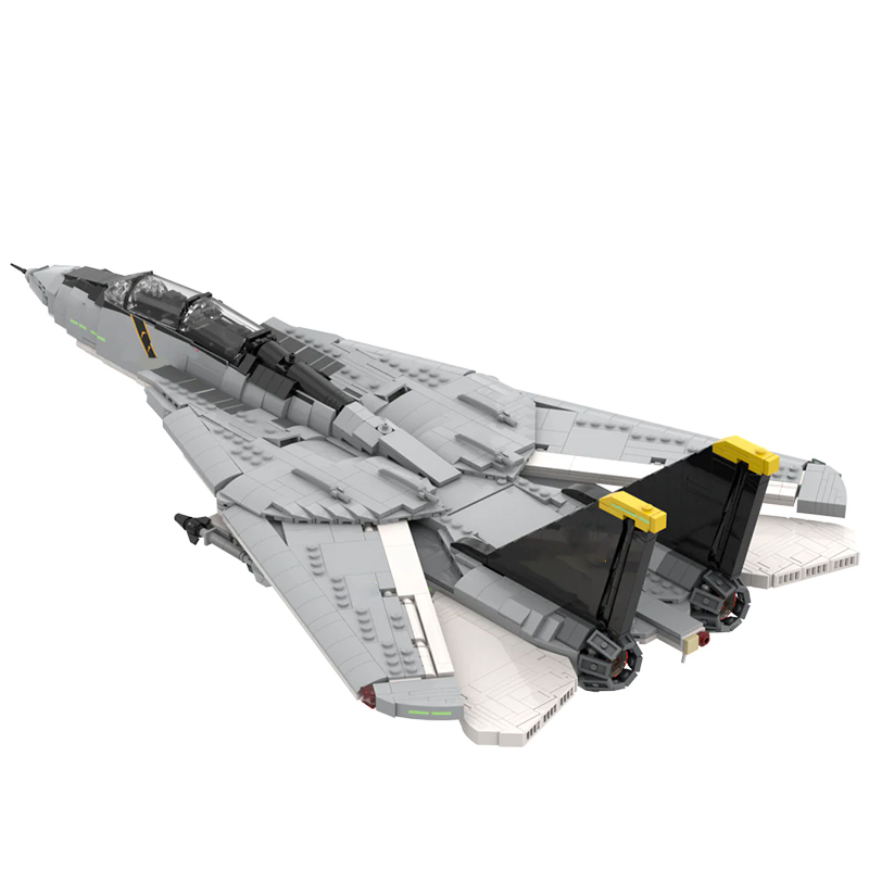F-14A Heavy Fighter Jets Model - Heavy Equipment Lego reseña y precio
