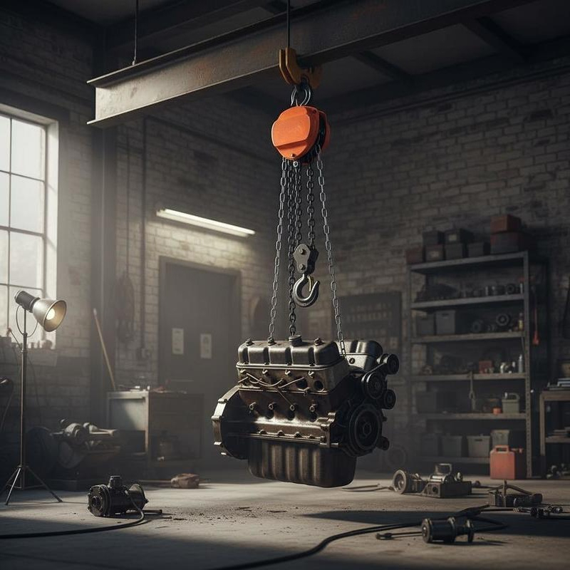 Chain hoist with 3-ton lifting - Heavy Equipment Garage reseña y precio