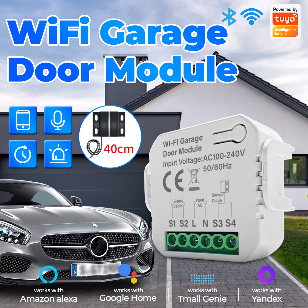 Smart Tuya WiFi Garage Door Sw - Heavy Equipment Garage reseña y precio