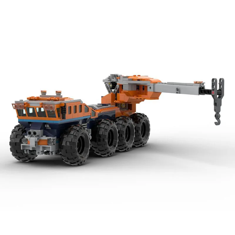 516PCS MOC Heavy Mobile Crane  - Heavy Equipment Lego reseña y precio