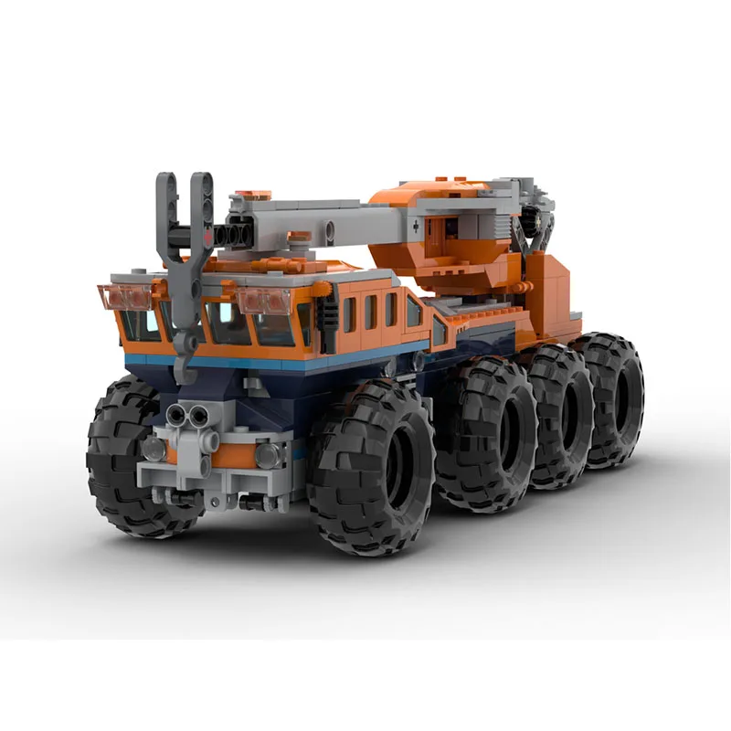 516PCS MOC Heavy Mobile Crane  - Heavy Equipment Lego reseña y precio