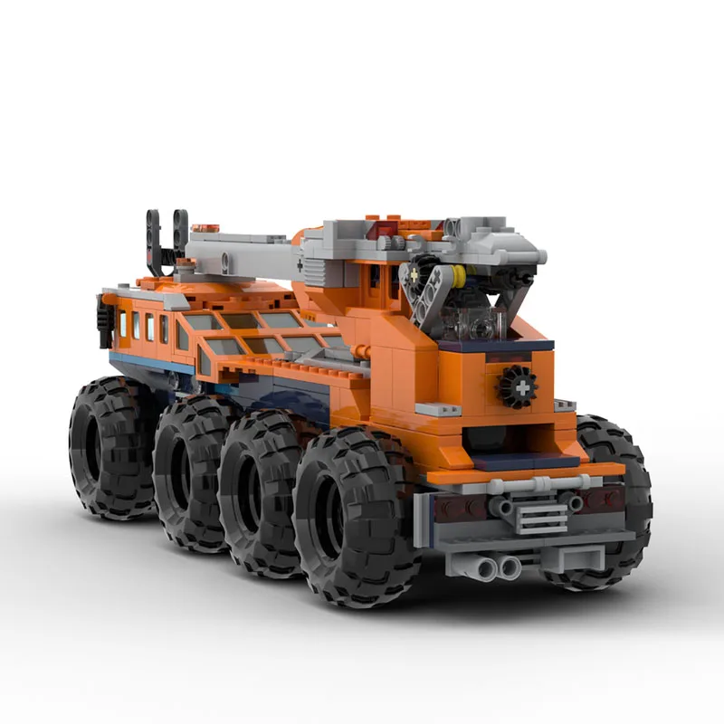 516PCS MOC Heavy Mobile Crane  - Heavy Equipment Lego reseña y precio