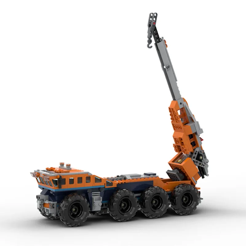 516PCS MOC Heavy Mobile Crane  - Heavy Equipment Lego reseña y precio