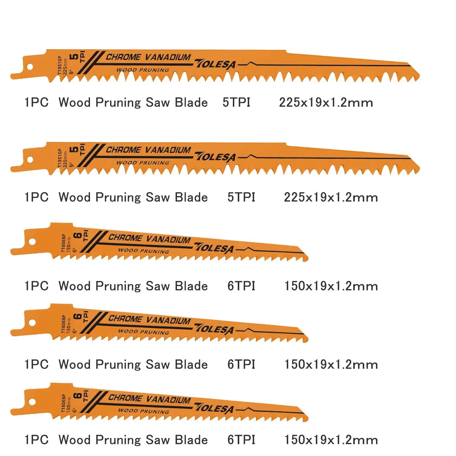 TOLESA 10PCS Reciprocating Bi- - Heavy Equipment Blade reseña y precio