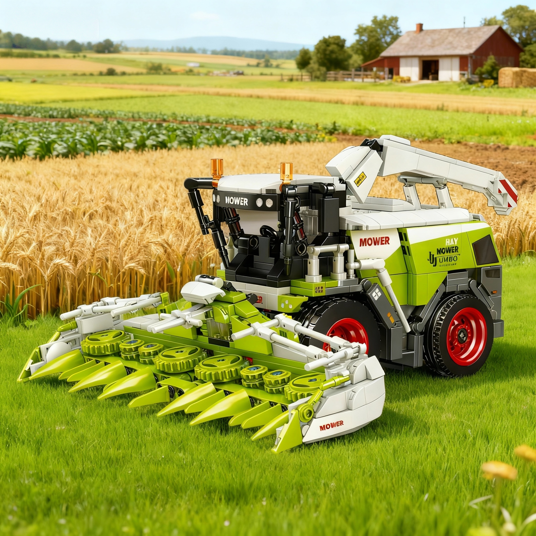 Farmer Truck model Building Bl - Heavy Equipment Lego reseña y precio